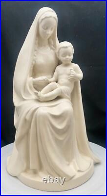 VTG GERMAN HUMMEL GOEBEL MADONNA & CHILD PORCELAIN FIGURE 13, MARKED, c1943 g VTG GERMAN HUMMEL GOEBEL MADONNA & CHILD PORCELAIN FIGURE 13, MARKED, c1943 g