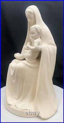 VTG GERMAN HUMMEL GOEBEL MADONNA & CHILD PORCELAIN FIGURE 13, MARKED, c1943 g VTG GERMAN HUMMEL GOEBEL MADONNA & CHILD PORCELAIN FIGURE 13, MARKED, c1943 g