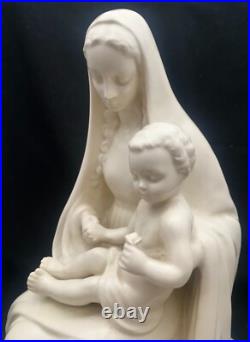 VTG GERMAN HUMMEL GOEBEL MADONNA & CHILD PORCELAIN FIGURE 13, MARKED, c1943 g VTG GERMAN HUMMEL GOEBEL MADONNA & CHILD PORCELAIN FIGURE 13, MARKED, c1943 g