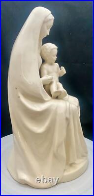 VTG GERMAN HUMMEL GOEBEL MADONNA & CHILD PORCELAIN FIGURE 13, MARKED, c1943 g VTG GERMAN HUMMEL GOEBEL MADONNA & CHILD PORCELAIN FIGURE 13, MARKED, c1943 g