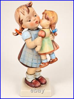 VTG Goebel Hummel 311 Kiss Me Doll WITH SOCKS 1st Version TMK3 Stylized Bee 6.5