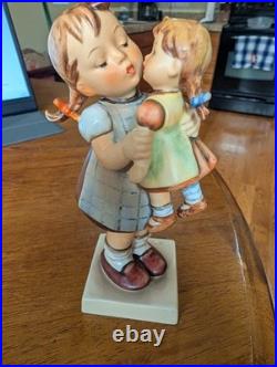 VTG Goebel Hummel 311 Kiss Me Doll WITH SOCKS 1st Version TMK3 Stylized Bee 6.5