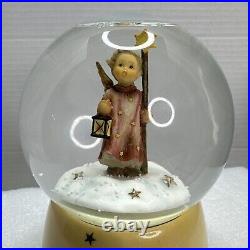 VTG Goebel M. J. Hummel Musical Snow Globe Angel Lantern Christmas Song #343 New