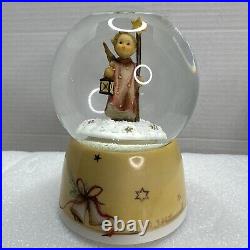 VTG Goebel M. J. Hummel Musical Snow Globe Angel Lantern Christmas Song #343 New