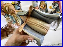VTG Hummel Goebel TMK4 Nativity 11pc Figurine Set 214 Series W Germany DS38
