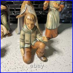 VTG Rare Hummel Goebel 10 pc Nativity Figurine Set 214 Series 1951 W Germany