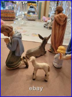 Vintage 12 Piece Goebel Hummel Nativity Porcelain Figurines Germany