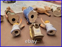 Vintage 12 Piece Goebel Hummel Nativity Porcelain Figurines Germany