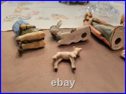 Vintage 12 Piece Goebel Hummel Nativity Porcelain Figurines Germany