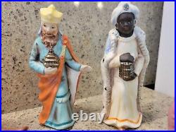 Vintage 12 Piece Goebel Hummel Nativity Porcelain Figurines Germany 5+1/2tall