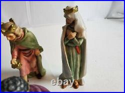 Vintage 1960's Goebel W Germany HX 323 Nativity Set 10 Figures+ Manger Hummel