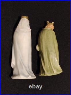 Vintage 1965 Goebel Hummel Nativity Scene 8 Pieces Manger + Barn Stable Germany