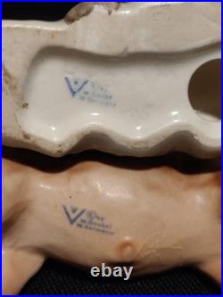 Vintage 1965 Goebel Hummel Nativity Scene 8 Pieces Manger + Barn Stable Germany