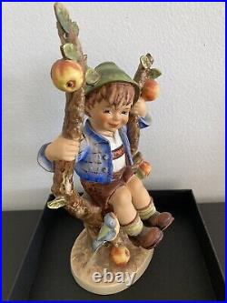 Vintage 1968 Goeble Hummel German Country Life-theme Apple Tree Boy Large
