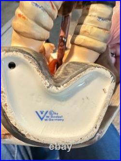 Vintage 1970s Hummel Goebel Umbrella Boy and Girl Pair TMK4 EXCELLENT CONDITION