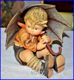 Vintage 1972 Umbrella Boy Goebel Hummel Porcelain Figurine 8 152/ii A Euc