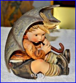 Vintage 1972 Umbrella Boy Goebel Hummel Porcelain Figurine 8 152/ii A Euc