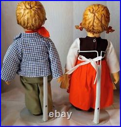 Vintage 1983 Goebel Porcelain Hummel Boy Girl Dolls Birthday Serenade 15 inch