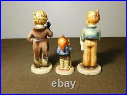 Vintage 3 Goebel Hummels Lot Hello 124 Waiter 154 Little Hiker 16