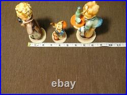 Vintage 3 Goebel Hummels Lot Hello 124 Waiter 154 Little Hiker 16