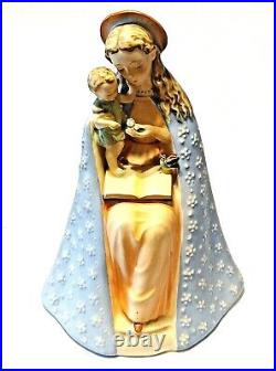 Vintage 50's Hummel Goebel Flower Madonna & Child Figurine 10/1 TMK-2