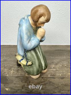 Vintage GOEBEL Hummel NATIVITY Kneeling SHEPHERD Figurine Germany HX323