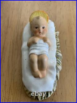 Vintage GOEBEL Hummel Nativity 1951/61 5 PC SET Jesus Mary & Joseph 2 Lambs