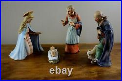 Vintage GOEBEL Hummel Nativity Set Jesus, Mary & Joseph & Shepard with Lambs