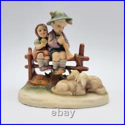 Vintage GOEBEL M. I. HUMMEL'Eventide' Crown Mark TMK 1 US Zone Germany