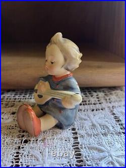 Vintage Goebel HUMMEL Germany Figurine # 53 JOYFUL Girl Playing Mandolin
