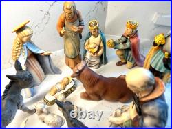 Vintage Goebel Hummel 13 Pc Nativity Set 214 Series 1951 W Germany Vintage Goebel Hummel 13 Pc Nativity Set 214 Series 1951 W Germany