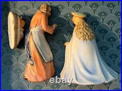 Vintage Goebel Hummel 13-Pc Nativity Set #214 TMK-2 Full Bee W. Germany (Read)
