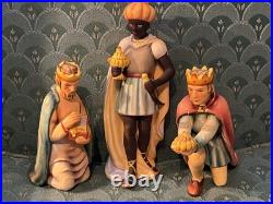 Vintage Goebel Hummel 13-Pc Nativity Set #214 TMK-2 Full Bee W. Germany (Read)