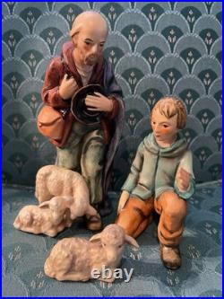 Vintage Goebel Hummel 13-Pc Nativity Set #214 TMK-2 Full Bee W. Germany (Read)