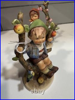 Vintage Goebel Hummel #141 & #142 Apple Tree Boy & Girl 6 SET 1965 Vintage Goebel Hummel #141 & #142 Apple Tree Boy & Girl 6 SET 1965