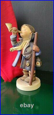 Vintage Goebel Hummel 15 Hear Ye Hear Ye Boy with Horn German Figurine