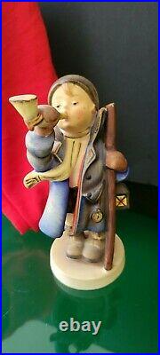 Vintage Goebel Hummel 15 Hear Ye Hear Ye Boy with Horn German Figurine