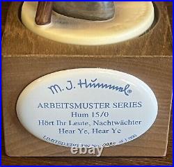 Vintage Goebel Hummel #15 Hear Ye, Hear Ye Progression Set, Ltd Ed 985/1000 TMK8