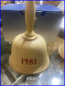 Vintage Goebel Hummel Annual Bell 1981 Boy & Bird West Germany Porcelain Vintage Goebel Hummel Annual Bell 1981 Boy & Bird West Germany Porcelain