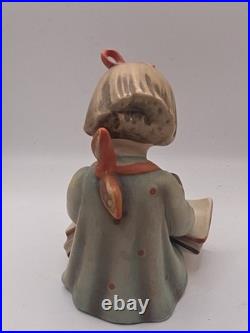 Vintage Goebel Hummel Bookworm Girl Figurine HUM 8 TMK2 Full Bee W. Germany