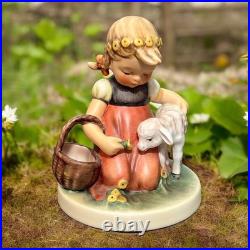 Vintage Goebel Hummel Favorite Pet Figurine Girl with Lamb Retirement Exclusive