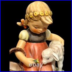 Vintage Goebel Hummel Favorite Pet Figurine Girl with Lamb Retirement Exclusive