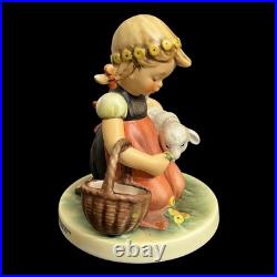 Vintage Goebel Hummel Favorite Pet Figurine Girl with Lamb Retirement Exclusive