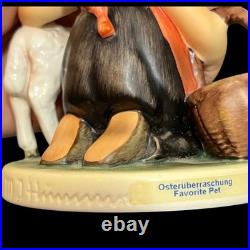 Vintage Goebel Hummel Favorite Pet Figurine Girl with Lamb Retirement Exclusive
