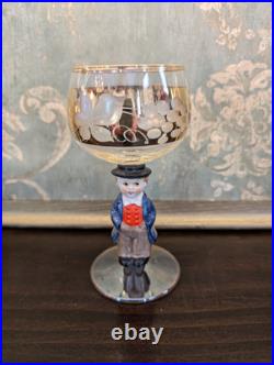 Vintage Goebel Hummel Figural Wine Glasses, West Germany