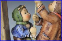 Vintage Goebel Hummel Figurine LETS TELL THE WORLD # 487 W Germany 10 1/2 tall