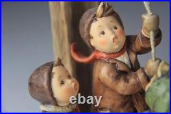 Vintage Goebel Hummel Figurine LETS TELL THE WORLD # 487 W Germany 10 1/2 tall