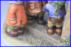 Vintage Goebel Hummel Figurine LETS TELL THE WORLD # 487 W Germany 10 1/2 tall