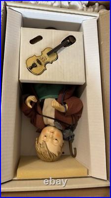 Vintage Goebel Hummel Figurine Little Fiddler With Box 6.25 Tall Mint