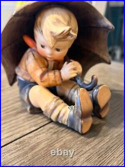 Vintage Goebel / Hummel Figurine Umbrella Boy# 152/0 A TMK-4 5 In